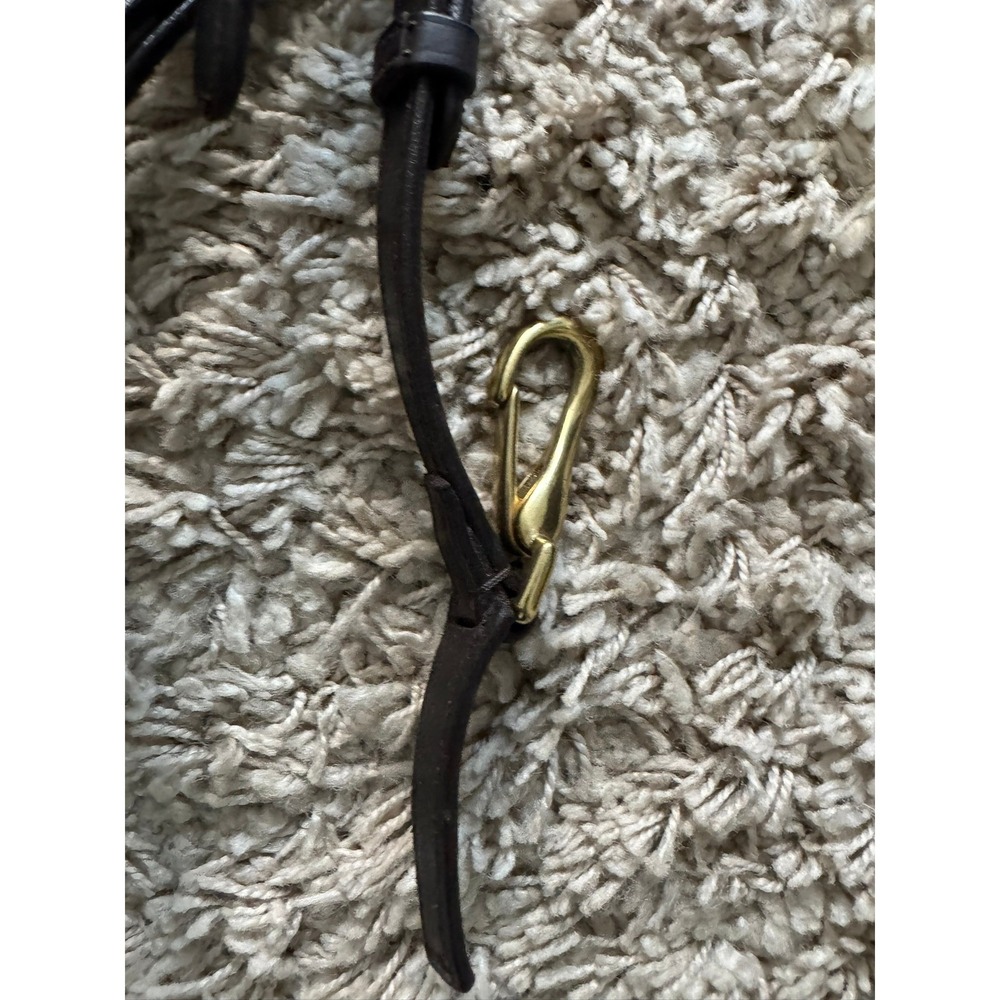 LeMieux Kudos Work Bridle Brown Leather Anatomical Horse Size Detachable Flash - Picture 3 of 4